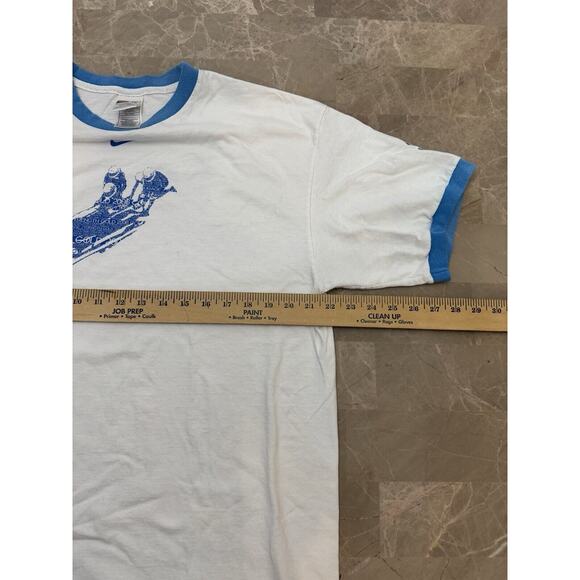 Vintage Y2K Nike Center Swoosh 2006 Olympic Games Ringer Shirt Large - Picture 6 of 9